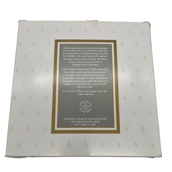 1994 Avon Christmas Plate The Wonder of Christmas Don Sheffler 8.25" - Picture 6 of 7